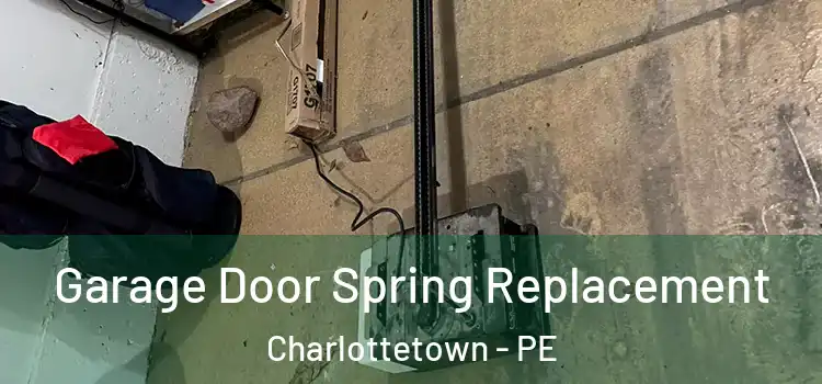  Garage Door Spring Replacement Charlottetown - PE